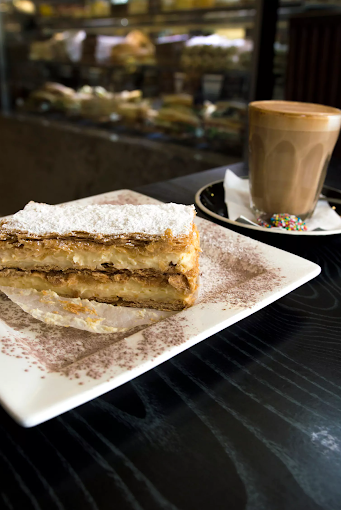 Prego Espresso Bar — counter and dining area